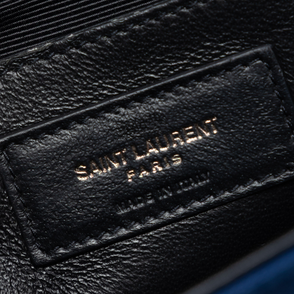 Pre-Loved Saint Laurent Small Star Embroidered Canvas Monogram Kate Crossbody - Picture 5 of 8